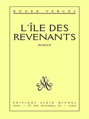 cover image of L'Ile des revenants